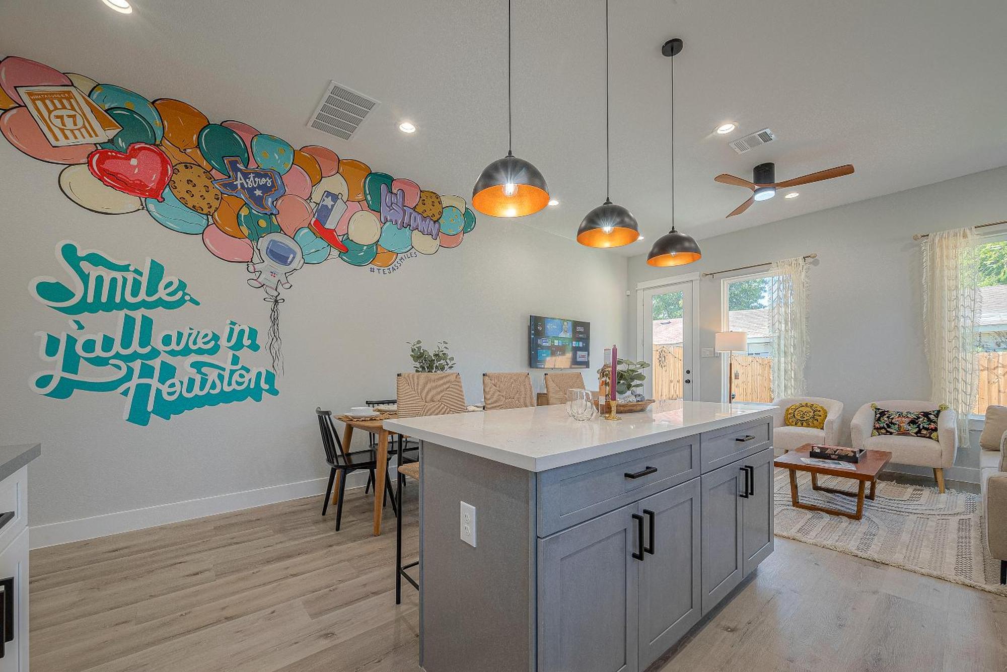 Modern Home Near Downtown With Fast Wifi, Bbq, Games & Ev Equipped! 休斯敦 外观 照片